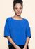 Blouse en tencel | bleu "maitia shirt - indigo blue"