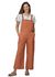 Salopette en coton bio | terracotta "stand up cropped overalls sienna clay" - Patagonia