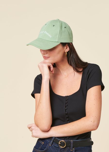 Casquette verte sauge - Bonjour Demain