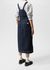 Robe en coton biologique | bleu "malwa workwear denim dress - dark blue" - Nudie Jeans