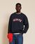 Le sweat en coton bio | bleu nuit "pépite"
