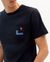 T-shirt marine avec poche en coton bio - children of the sun navy t-shirt navy - Thinking Mu