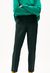 Pantalon carotte vert foncé en coton bio - varmaa brushed dark scarab