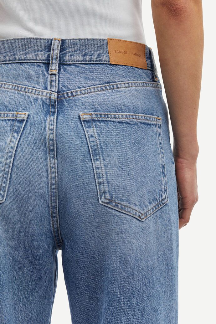 Jean évasé en coton bio | bleu "rebecca jeans 15060 blue moon" - Samsoe Samsoe
