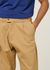 Pantalon fuselé en twill de coton bio | beige "wotan camel" - Thinking Mu