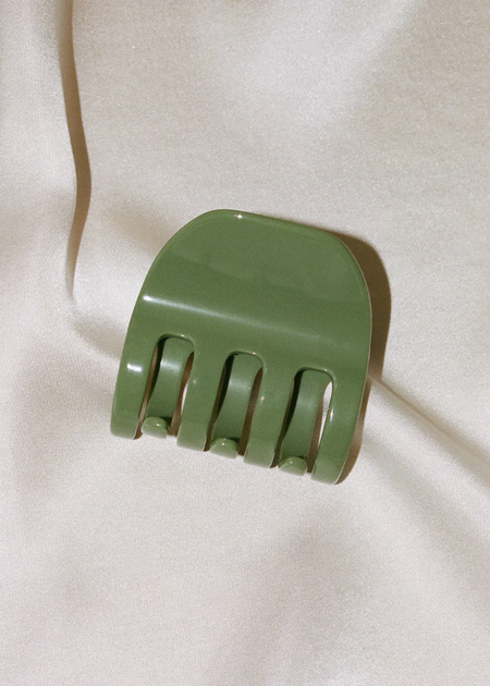 Pince à cheveux en matériaux recyclés | vert "nova - matcha" - Jickie