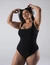 Body en coton bio | noir "emma noir ebène" - Mina Storm - 3