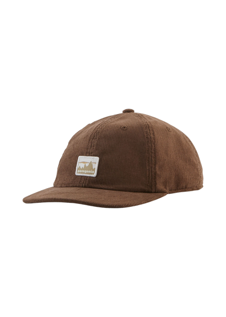Casquette velours en coton bio | marron "corduroy cap 73 skyline topsoil brown"