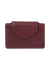 Portefeuille en cuir certifié | rouge "harmonica - dark cherry leather" - O My Bag