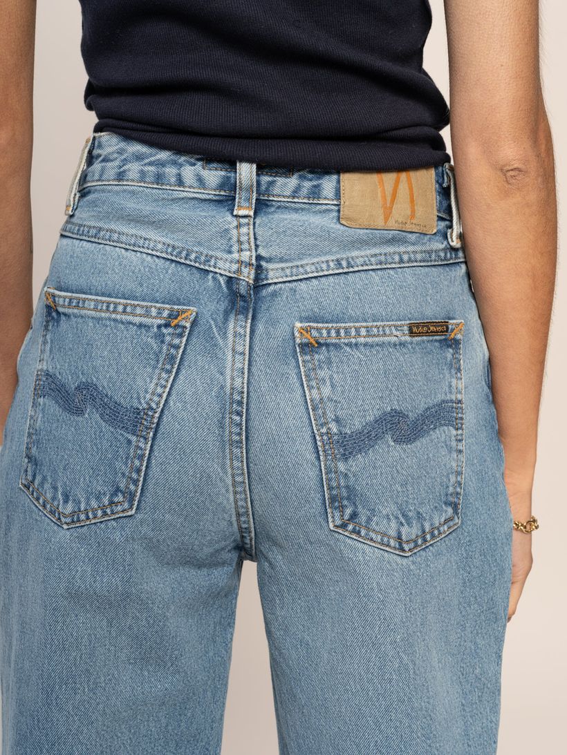 Jean large en coton bio | bleu délavé "clean eileen vintage dreams" - Nudie Jeans