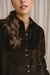 Robe chemise jeanne en velours chocolat - Bonjour Demain