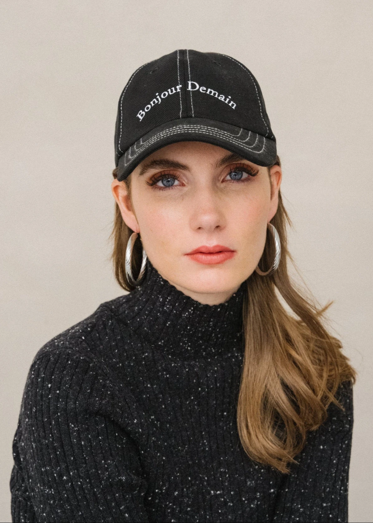 Casquette noire - Bonjour Demain