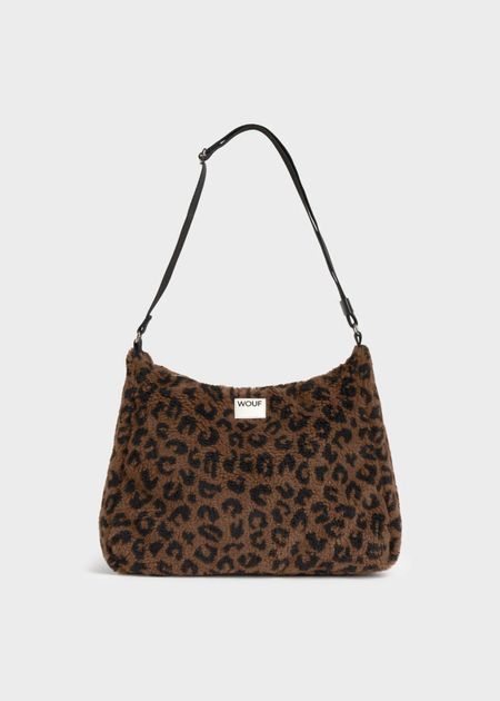 Sac matières recyclées | marron "simona hobo bag - simona" - Wouf