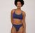 Brassière cobalt en coton bio - cobalt