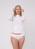 Col roulé blanc en tencel - white
