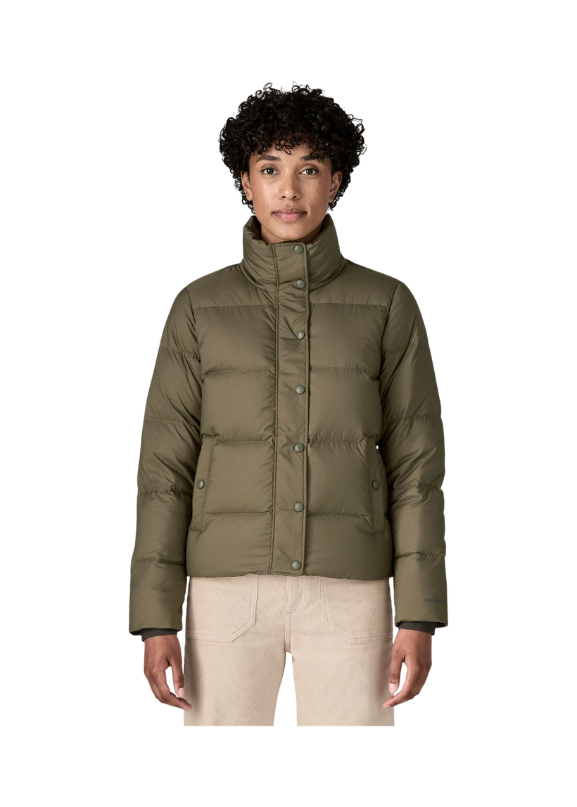 Doudoune en matière recyclée | vert "w's silent down jkt - bsng" - Patagonia