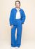 Veste en coton bio | rayé bleu "kicki striped workwear jacket - blue/offwhite" - Nudie Jeans