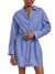 Robe chemise en coton bio | rayée "edith dress blue white st" - Samsoe Samsoe