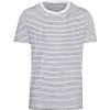 T-shirt rayé blanc et noir en coton bio - alder - Knowledge Cotton Apparel