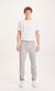 Chino slim gris clair en coton bio - joe