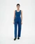 Combinaison en coton bio | bleu "cobalt seersucker raflesia jumpsuit - blue"
