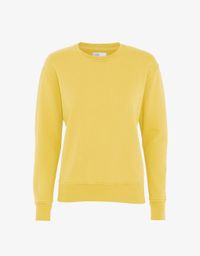 Sweat femme jaune en coton bio - lemon yellow