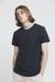 T-shirt uni noir en coton bio