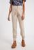 Pantalon de jogging beige en coton bio - ivaa light desert