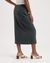 Jupe portefeuille en tencel | gris "hanna tencel wrap skirt hs - woodland gray" - Kuyichi