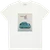 T-shirt imprimé en coton bio | blanc "fun natural"