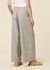 Pantalon ample en coton bio | rayé "flared pant - micro striped" - Rotholz - 6