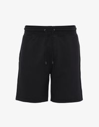 Short de jogging en coton bio | noir "deep black"