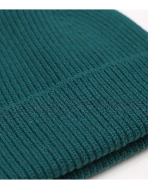 Bonnet vert turquoise en laine mérinos recyclée - merino wool beanie ocean green - Colorful Standard