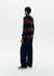 Pantalon ample en coton bio |bleu "dark navy marc pants - blue" - Thinking Mu