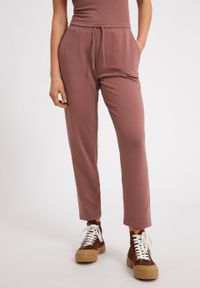 Pantalon de jogging vieux rose en tencel et coton bio - kaaia dusty rose