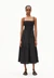 Robe tissée en coton bio  | noir "hetmalaa - black" - Armedangels