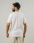 T-shirt imprimé et brodé en coton bio - sunbathing club t-shirt white - Brava Fabrics - 3