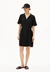 Robe en gaze de coton bio | noir "mabelaa musselin - black"