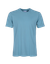 T-shirt bleu en coton bio - stone blue