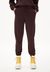Pantalon de jogging violet foncé en coton bio - ivaa fudge