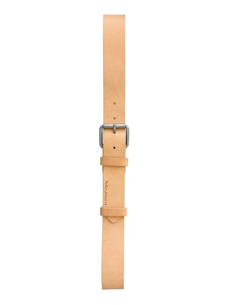 Ceinture beige en cuir tanné végétal - pedersson