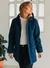 Parka doublée en coton bio | marine "pinta organic cotton parka navy nord"