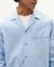 Chemise en coton bio | bleu "sky nascar shirt blue" - Thinking Mu