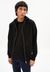 Veste zippée noire en coton bio - gaaston comfort black
