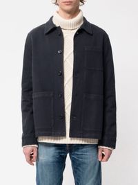 Veste de travail marine en coton bio - barney worker