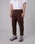 Chino en coton bio | marron "comfort chino brown"