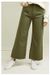 Pantalon en twill kaki ample en coton bio - ariel