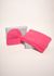 Coffret cadeau bonnet/écharpe en laine mérinos recyclée  - bubblegum pink - coffret n°1