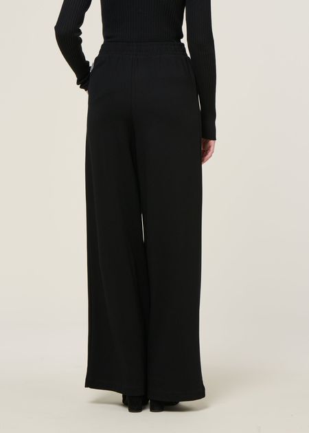 Pantalon noir en ecovero et matière recyclée | noir "himaari black" - Armedangels