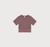 T-shirt maintien léger en ecovero | rose "luxe touch crop tee rose wood"